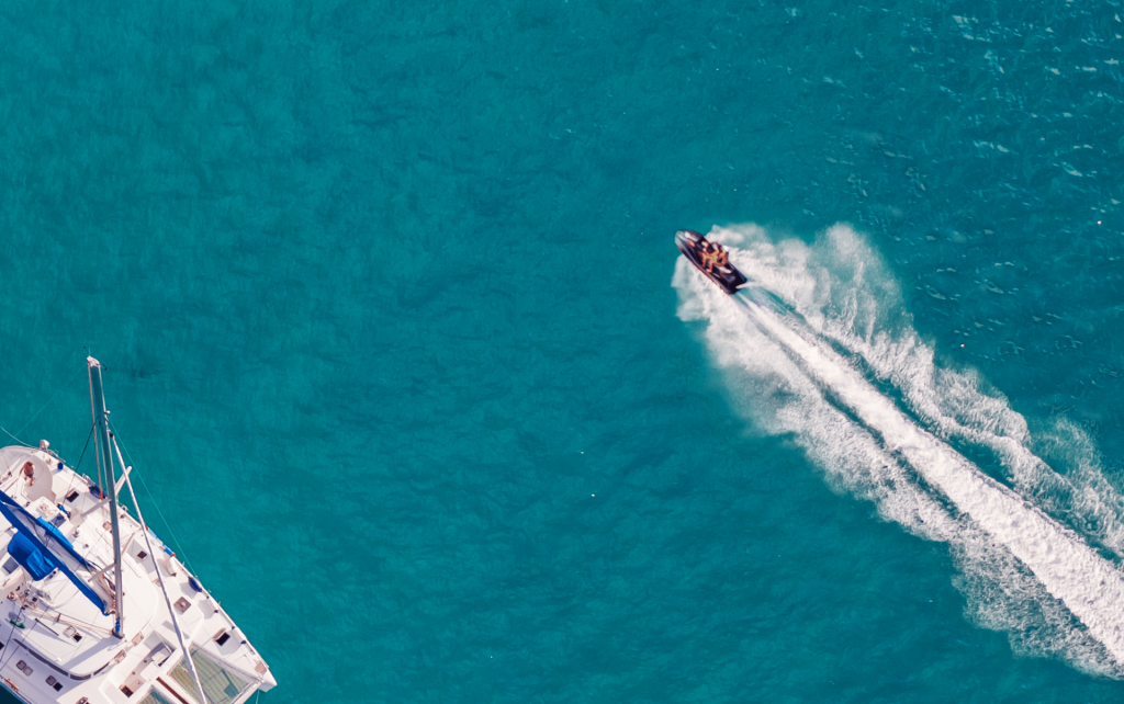 Jet ski in the water