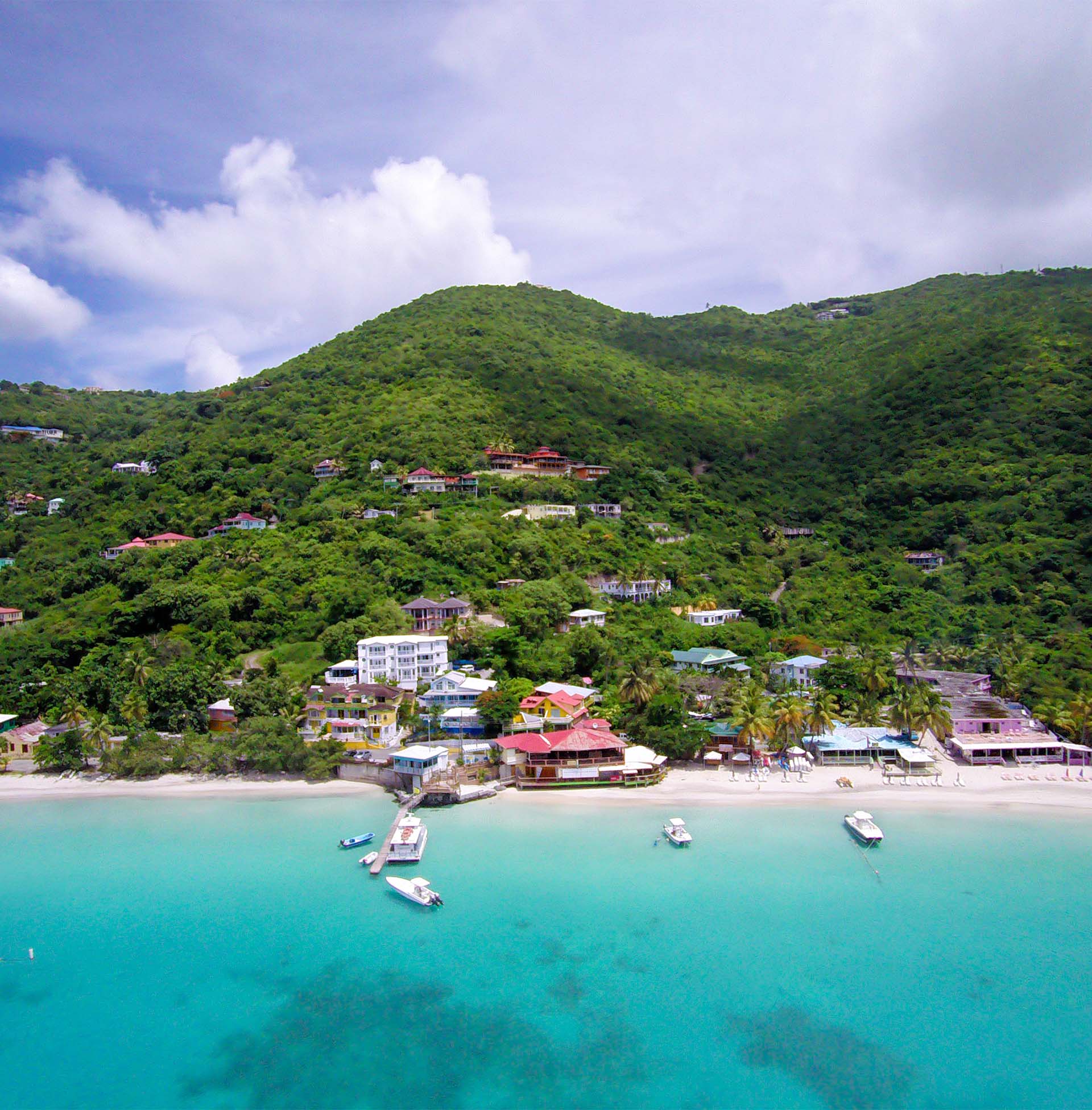 A beautiful beach in the British Virgin Islands
